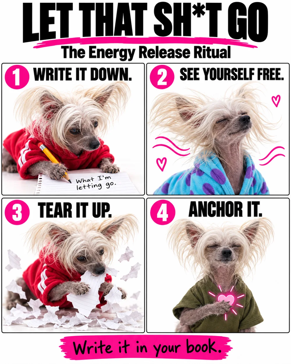 How to do the Energy Release Ritual exercise, step by step