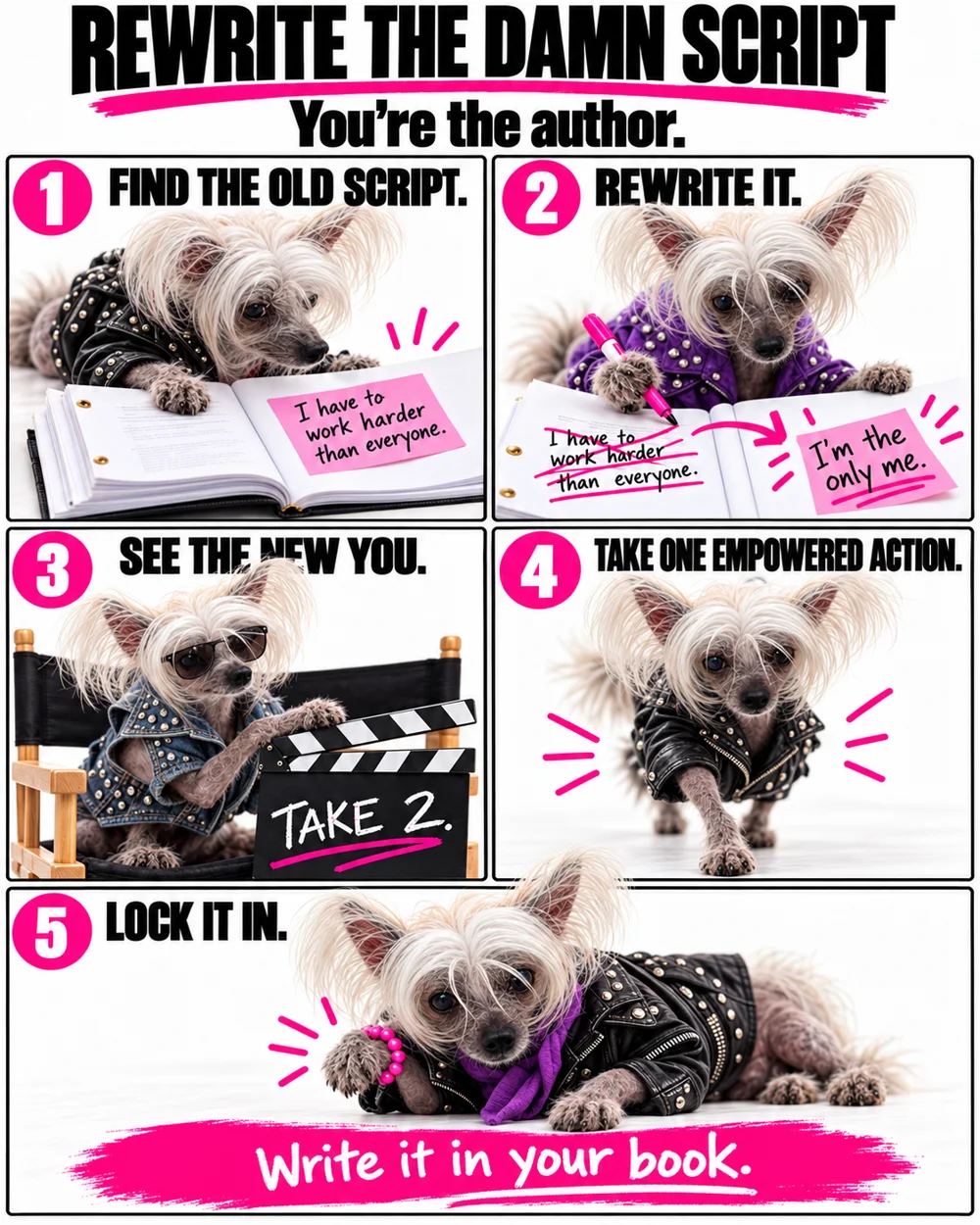 How to do the Rewriting Your Script exercise, step by step